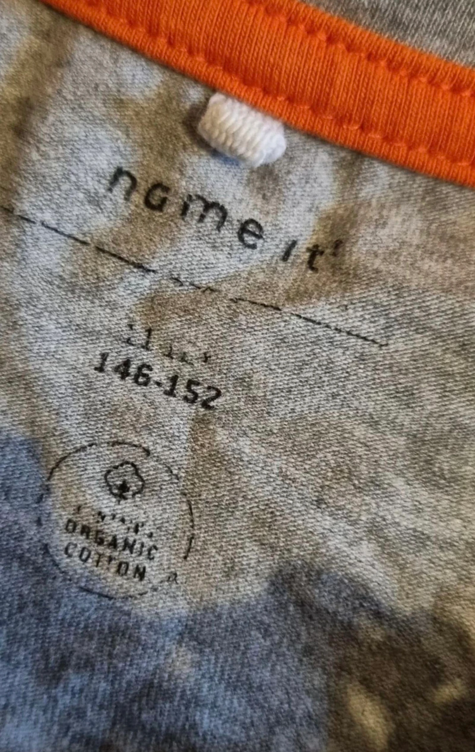 grijst bedrukt T-shirt met korte mouwen Name it maat 11/12 jaar – photo 2